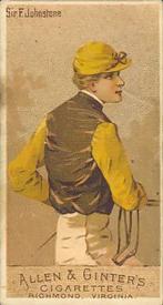 1888 Allen & Ginter Racing Colors of the World (N22) #NNO Sir F. Johnstone Front